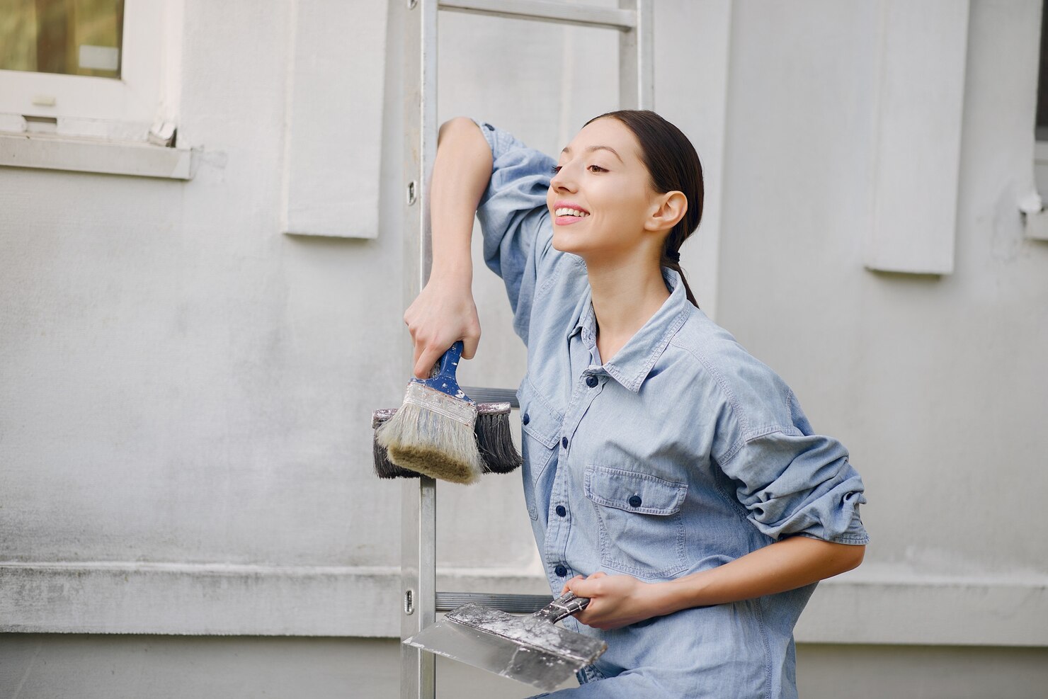 Professional water damage wall repair service